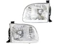 Front Headlight Assembly Set Of 2 For 2000-2004 Toyota Tundra 