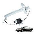Power Window Regulator With Motor Front Left Replacement For Town Car 1998-2011 