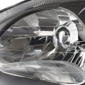 Auto Dynasty Black Housing Clear Corner Headlight Head Lamps Tool Kit For Honda Civic 99-00 