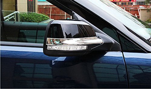 Generic Chrome Rear View Mirror Side Molding Cover Trims Fit For Ford Explorer 2015 2016 2017