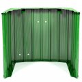 Hecasa Front Hood Grille Compatible With John Deere 755 855 955 Tractor Replacement For Am107864 Mesh Guard