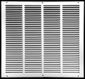20 W X 18 H Steel Return Air Grilles Sidall And Ceiling Hvac Duct Cover Ite Outer Dimensions 21 75 W 19 H 