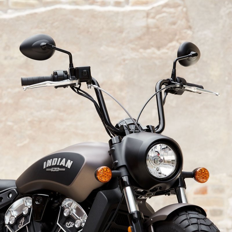 Indian Motorcycle Mirrors In Black Pair 2881013-463