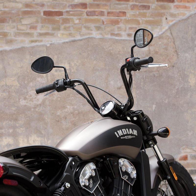 Indian Motorcycle Mirrors In Black Pair 2881013-463