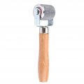 Fydun Patch Tire Repair Tool Car Wheel Wooden Handle Stitcher Ball Bearing Roller L