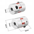 Uxcell Shaft Coupling 12mm To Bore L55xd40 Flexible Coupler Joint For Servo Stepped Motor