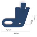 2pcs Rear Left Right Trailer Hitch Tow Mounting Bracket Hook For Jimni Suzuki Jimny Jb64w Jb74 2019-2023 Receiver