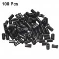 Uxcell Nylon Round Spacer Washer 3 2mm Id 7mm Od 12mm Height For M3 Screws Black 100pcs