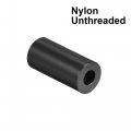 Uxcell Nylon Round Spacer Washer 3 2mm Id 7mm Od 12mm Height For M3 Screws Black 100pcs