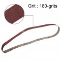 Uxcell 1 X 42 180 Grit Sanding Belt Aluminum Oxide Sandpaper Belts For Portable Strip Sander Wood Finishing Metal Drywall