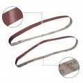 Uxcell 1 X 42 180 Grit Sanding Belt Aluminum Oxide Sandpaper Belts For Portable Strip Sander Wood Finishing Metal Drywall