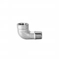 Uxcell Stainless Steel 316 Cast Pipe Fitting 90 Degree Elbow 4 Bspt Female X 1 Male Thread