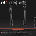 A-premium 2 X Front Outer Tie Rod Ends Compatible With Kia Sorento 2011-2013 Hyundai Santa Fe 2007-2012 Veracruz Replace