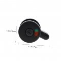 Doitool 5pcs Indicating Door Lock Public Toilet Bolt Privacy Indicator Occupied Handle For Shopping Mall Black Plastic