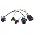 Wflnhb Headlight Light Socket Wiring Harness Replacement For Chevy Silverado 1500 2500hd 3500hd 645-745 15841609 25962806