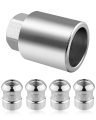 Short Wheel Lock Key Lug Nut Set Fit For Honda Cr-v Civic Accord Hr-v Cr-z Crosstour Insight S2000 Element 2004-2025 Replace 