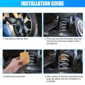 Uxcell No 553261m000 Car Rear Spring Bumper Step Bumpers For Hyundai Elantra 11 2011-2015