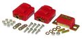 Prothane 7-1908 Red Motor And Transmission Mount Kit 