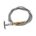 Multi Purpose Control Cable Metal Silver With Plastic Knob Push Pull Mounting Type 1 75 In Chrome Handle 
