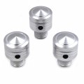 Universal M10x1 25 Motorcycle Mirror Hole Plugs Screw Caps Cnc Anodized Aluminum Alloy Fit For Motorcycles Silver Gzsp-sp-016 