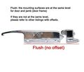 Kason K58 Series Walk-in Safety Chrome Latch Complete Select Offset From Flush To 2-1 2 