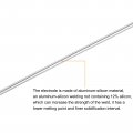 Uxcell Aluminum Welding Rods Silicon Brazing Wire Multipurpose Repair Tool 2 25 X 12 99 30pcs