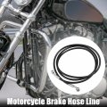 X Autohaux Brake Hose Motorcycle Hydraulic Line Oil Pipe Fitting For Atv Motocross Racing Bike 180cm Black 1 Set