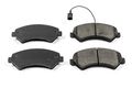 Z16 Replacement Ceramic Brake Pads Front 16-1540 For Ram Promaster 1500 2500 3500 And Ev Models 2014 To 2025 Low Dust Noise 