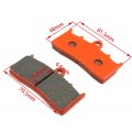 Httmt Carbon Ceramic Brake Pads Compatible With Bmw K1600gt Exclusive 2014 2015 2016