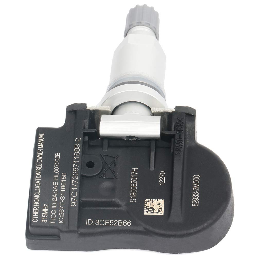 Tire Pressure Sensor 315mhz Tpms Replacement For 2012-2014 Hyundai Accent Replaces 52933-2m000 4pcs