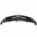 Hecasa All Black Front Grill Grille Compatible With Acura Tsx 2006-2008 Replacement For Ac1200112 71121seca02za