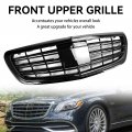 Topteng Front Grill Grille For Benz S-class W222 2014-2020 S400 S450 S500 S550 S560 S580 S600 S650 S680 W Acc