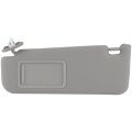 Sun Visor 74320 33f50 B0 For Toyota Camry 2012 2013 2014 2015 2016 2017 Driver Side Left Fits Vehicles With Sunroof Gray Fabric 
