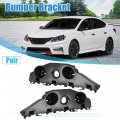 X Autohaux 1 Pair Left And Right Side Front Bumper Brackets Support For Nissan Altima 2016-2018 62221-9hs0a 62220-9hs0a Mount
