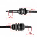 Caltric Front Right And Left Complete Cv Joint Axles Compatible With Yamaha Big Bear 400 Yfm400f 4wd 2002 2003 2004 2005 2006