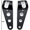 Krator Jbm-8002-b Black Head Mounting Fork Ears Bracket For Cafe Racer Bobber Chopper 31-37mm