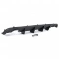 Hecasa Rear Diffuser Compatible With 2012-2014 Dodge Charger Srt8 V2 Style Bumper Lip Splitter Valance Matte Black