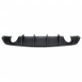 Hecasa Rear Diffuser Compatible With 2012-2014 Dodge Charger Srt8 V2 Style Bumper Lip Splitter Valance Matte Black