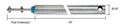 16 Tubular Spiral Tilt Window Balance With Blue Bushing 