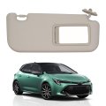 Beige Right Passenger Side Sun Visor With Vanity Mirror For Toyota Corolla 2019 2020 2021 2022 2023 2024 Replaces 
