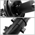 Dna Motoring Compatible With Accent Black Powder Coated Mild Steel Front Left Gas Shock Absorber
