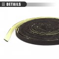 Motoforti Universal Car Audio Speaker Sealing Tape 10m 33ft Length 1cm Width Foam Black