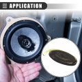 Motoforti Universal Car Audio Speaker Sealing Tape 10m 33ft Length 1cm Width Foam Black