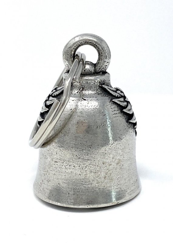 Bravo Bells Skull Upwing Biker Bell Accessory Or Key Chain For Good Luck On The Road