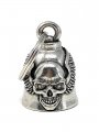 Bravo Bells Skull Upwing Biker Bell Accessory Or Key Chain For Good Luck On The Road 