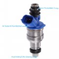 X Autohaux 4pcs 195500-1970 B6s713250 Fuel Injector For Mazda Miata 1 6 1990-1993d Probe Base Gl 2 2l 1990-1992 For 929 S 3 0l