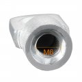 Uxcell Gas Spring End Fitting M6 Female Thread 8mm Hole Dia A3 Steel Silver Tone 2pcs