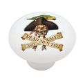 Gotham Decor Pirates Dead Men Tell No Tales Ceramic Drawer Knob 