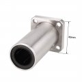 Uxcell Lmk20luu 20mm Inner Dia Square Flange Mount Linear Motion Ball Bearing