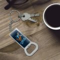 Graphics More Extreme Vetting Veterinarian Vet Skateboard Funny Humor Keychain Rectangle Chrome Plated Metal Bottle Cap Opener 